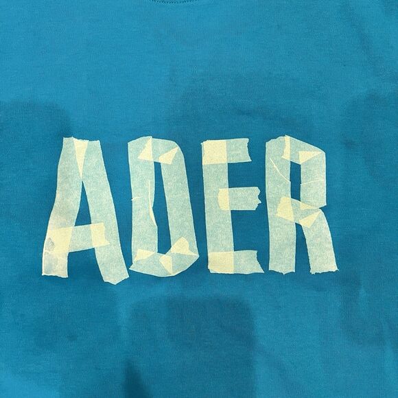 ADER error Tape Logo Tee Size Medium - Picture 2 of 3